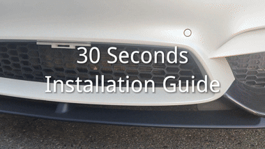 Perf Plate Original - Front License Plate Holder – Minimalistic, Invisible, No Drill